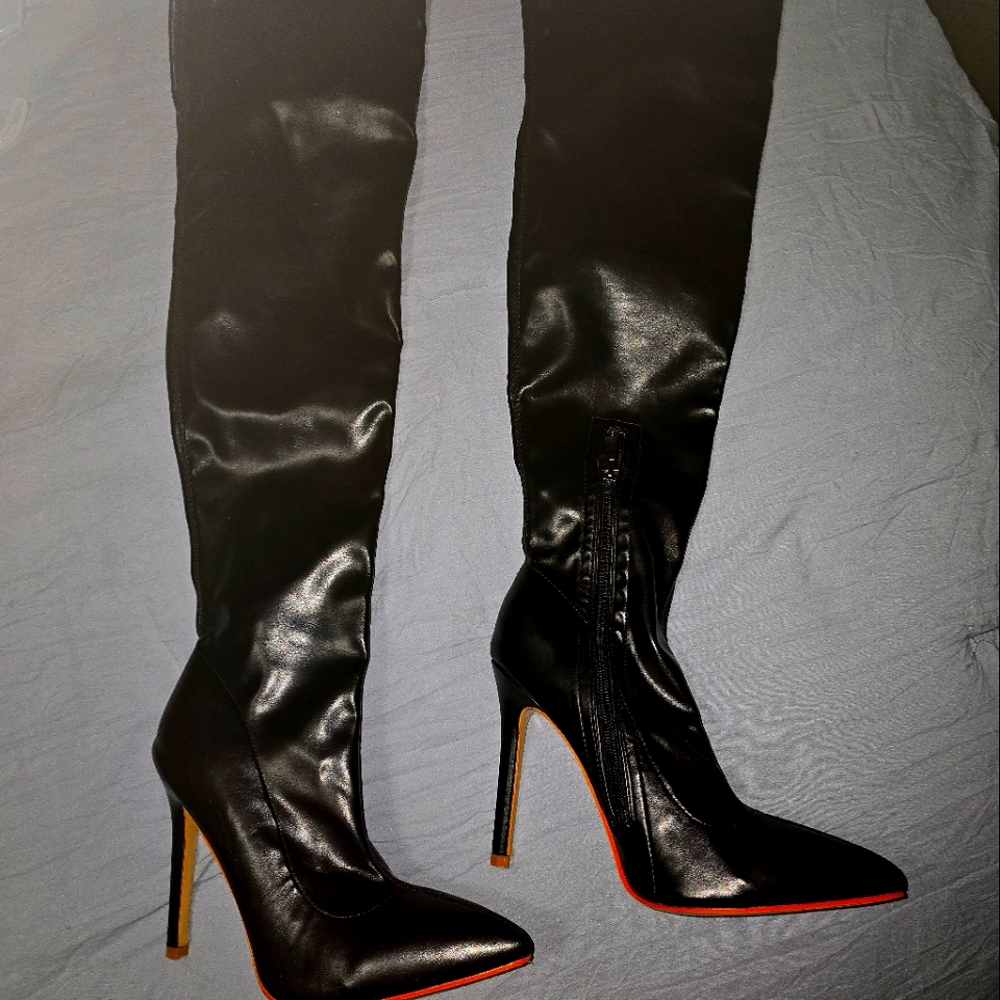 Thigh High Boots - Shein